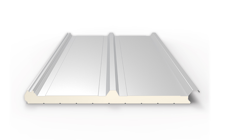 PU sandwich 4 wave roof panel